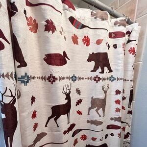 Woodland shower curtain